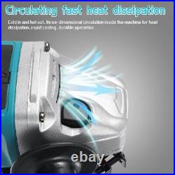 125mm Cordless Angle Grinder with 2 Li-ion Battery+Charger Cutting Brushless 18V