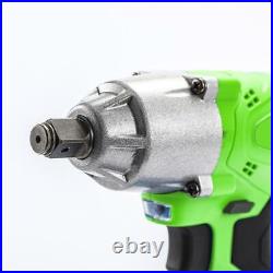 128VF Brushless Cordless 1/2 Impact Wrench Drive Ratchet Gun +Li-ion Battery
