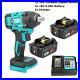 18V Cordless Brushless Impact Wrench For Makita DTW285Z / 6.0Ah Battery /Charger