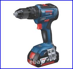 Bosch 0615990M71 18V 2x 5.0Ah Li-Ion Coolpack Brushless Cordless Drill Twin Pack
