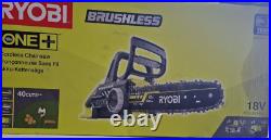 Ryobi Chainsaw Cordless RCS1830-140B Li-ion One+ 4.0Ah Brushless 300mm 18V